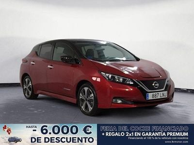 Granate Usado 2021 Nissan Leaf N-Connecta Utilitario | 17.490 € (Precio justo)