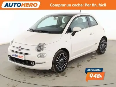 Usado Fiat 500 Lounge 69 CV (50 kW) 2015 Beige Utilitario