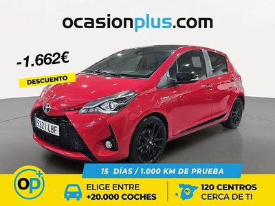 Rojo Usado 2019 Toyota Yaris Hybrid Sport Berlina | 18.290 € (Un poco caro)