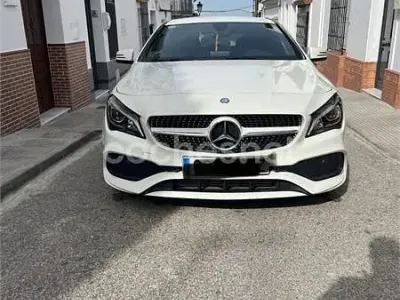 Usado Mercedes CLA200 AMG line 136 CV (100 kW) 2016 Blanco Berlina