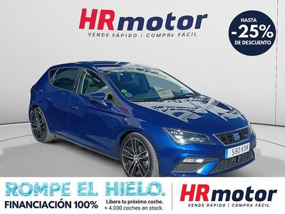 Usado Seat Leon FR 150 CV (110 kW) 2019 Azul Berlina