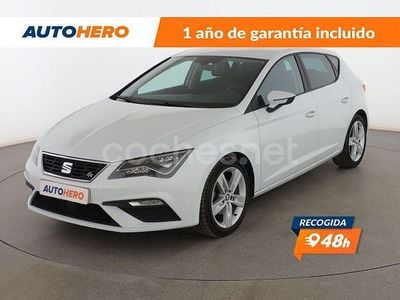 Usado Seat Leon FR 131 CV (96 kW) 2018 Blanco Berlina