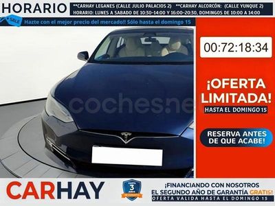 Usado Tesla Model S 450 kW (613 CV) 2018 Azul Utilitario
