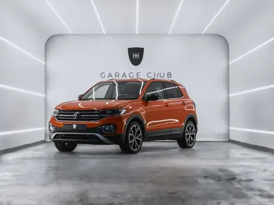 Usado VW T-Cross Sportline 110 CV (80 kW) 2021 Naranja SUV