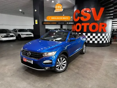 Usado VW T-Roc Style 150 CV (110 kW) 2021 Azul SUV