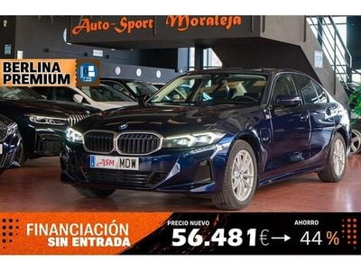 Usado BMW 330e Sport Line 292 CV (214 kW) 2023 Azul Berlina