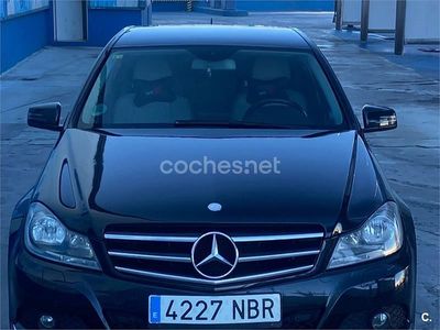 Usado Mercedes C230 Avantgarde 204 CV (150 kW) 2008 Negro Familiar