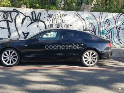 Usado Audi A5 Sportback S-Line 177 CV (130 kW) 2012 Negro Utilitario