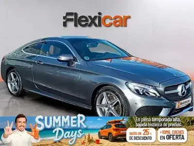 Usado Mercedes C250 204 CV (150 kW) 2017 Gris Coupe