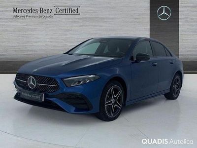 Usado Mercedes A250 AMG line 218 CV (160 kW) 2024 Azul Berlina