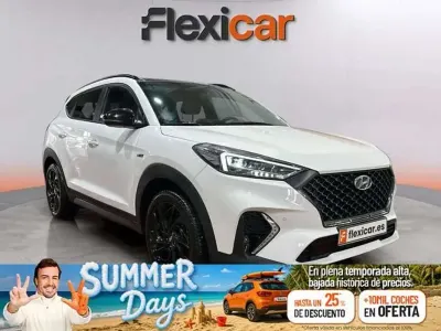 Usado Hyundai Tucson N Line 185 CV (136 kW) 2019 Negro SUV