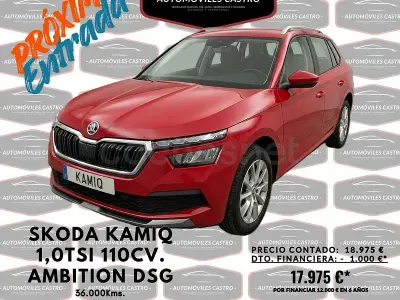 Usado Skoda Kamiq 110 CV (80 kW) 2022 Rojo SUV