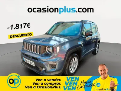Usado Jeep Renegade Altitude 130 CV (95 kW) 2024 Azul SUV