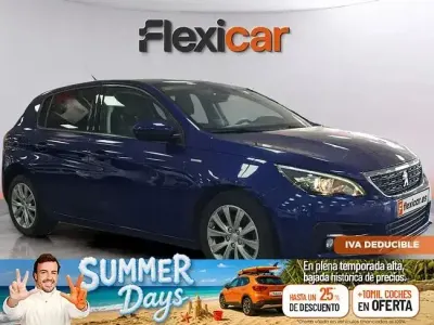 Usado Peugeot 308 Style 130 CV (95 kW) 2020 Azul Berlina