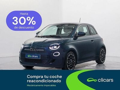 Usado Fiat 500e La Prima 86 kW (118 CV) 2020 Azul Utilitario