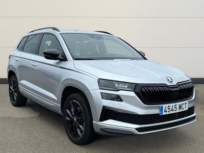 Usado Skoda Karoq SportLine 150 CV (110 kW) 2022 Plateado SUV