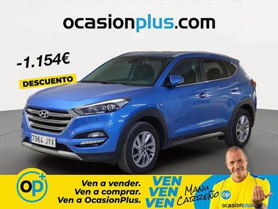 Usado Hyundai Tucson 131 CV (96 kW) 2017 Azul SUV
