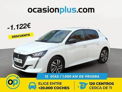 Usado Peugeot 208 Allure 100 CV (73 kW) 2023 Blanco Utilitario