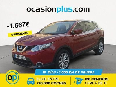 Rojo Usado 2015 Nissan Qashqai Acenta SUV | 11.713 € (Super precio)