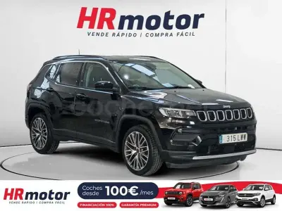 Usado Jeep Compass Limited 130 CV (95 kW) 2022 Negro SUV