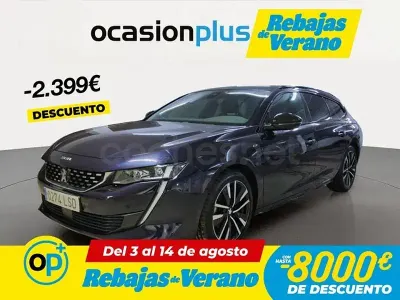 Usado Peugeot 508 SW GT 130 CV (95 kW) 2021 Azul Familiar