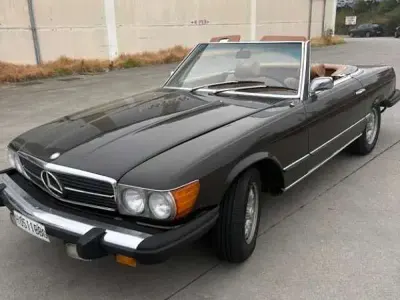 Usado Mercedes SL450 1973 Negro Descapotable