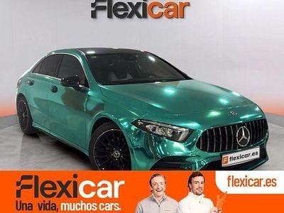 Rojo Usado 2020 Mercedes A180 AMG line | 27.490 € (Precio justo)