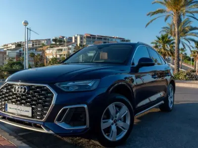 Usado Audi Q5 S-Line 367 CV (269 kW) 2021 Azul SUV