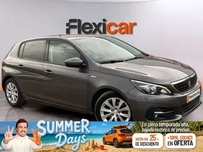 Usado Peugeot 308 Access 131 CV (96 kW) 2020 Gris Berlina