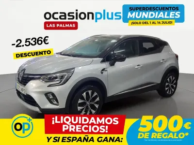 Usado Renault Captur Techno 90 CV (66 kW) 2024 Gris SUV