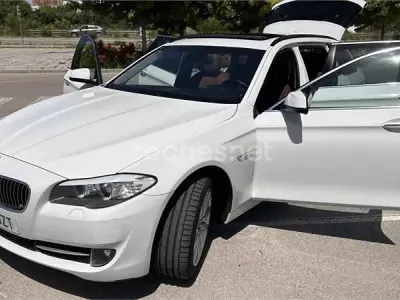 Usado BMW 520 177 CV (130 kW) 2011 Blanco Familiar