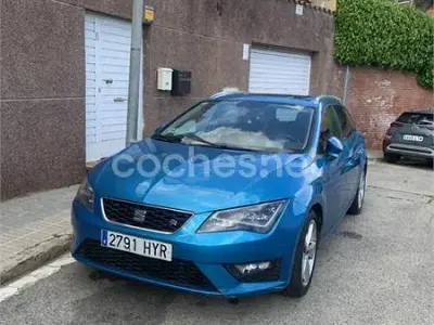 Usado Seat Leon ST FR 150 CV (110 kW) 2014 Azul Familiar