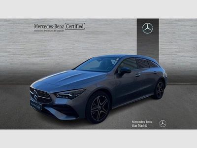 Gris Usado 2024 Mercedes CLA250e Shooting Brake AMG line Familiar | 39.990 € (Buen precio)