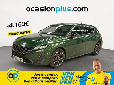 Usado Peugeot 308 Allure 130 CV (95 kW) 2022 Verde Berlina