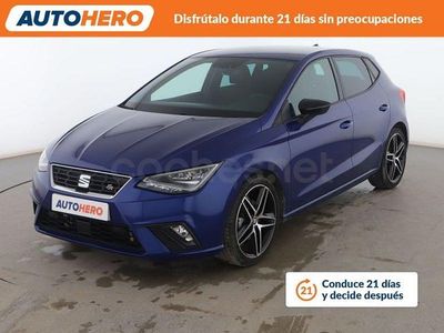 Usado Seat Ibiza FR 116 CV (85 kW) 2020 Azul Berlina