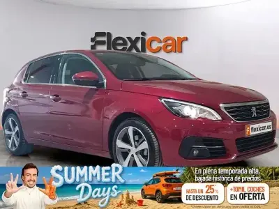Usado Peugeot 308 Allure 130 CV (95 kW) 2018 Rojo Berlina