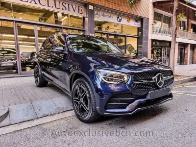 Usado Mercedes GLC300 321 CV (236 kW) 2021 Azul SUV