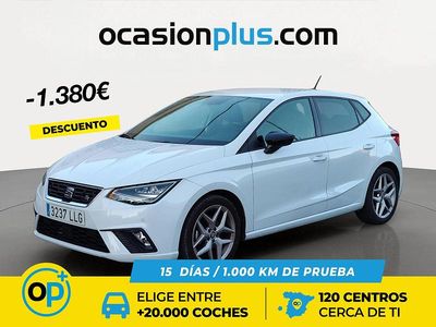 Usado Seat Ibiza FR 115 CV (84 kW) 2020 Blanco Utilitario