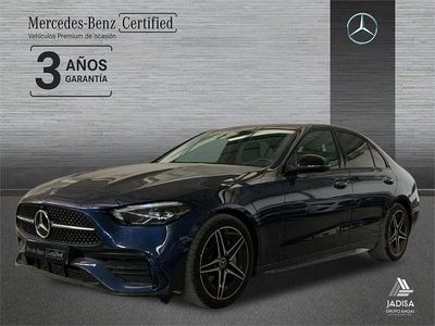 Azul sodalita Usado 2024 Mercedes C200 AMG line Berlina | 43.990 € (Buen precio)