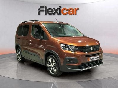 Usado Peugeot Rifter GT-line 131 CV (96 kW) 2020 Marrón Monovolumen