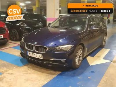 Usado BMW 318 150 CV (110 kW) 2015 Azul Familiar