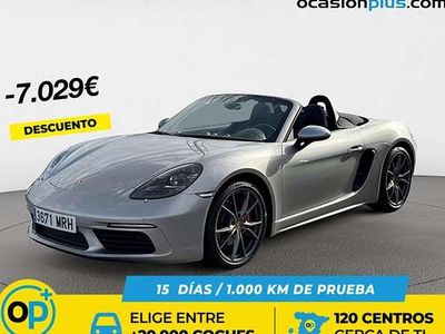 Usado Porsche Boxster S 349 CV (256 kW) 2017 Plateado Descapotable