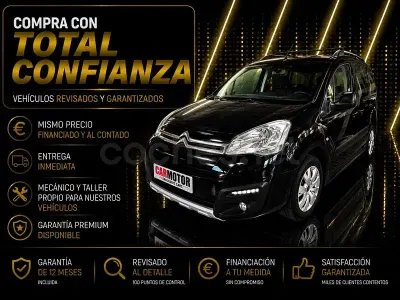 Käytetty Citroën Berlingo PureTech 110 HP (80 kW) 2019 Musta Tila-auto