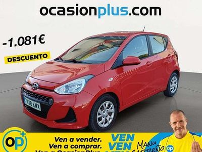 Usado Hyundai i10 GO! 67 CV (49 kW) 2018 Rojo Utilitario