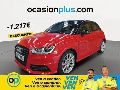 Usado Audi A1 Sportback S-Line 95 CV (69 kW) 2018 Rojo Utilitario