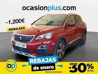 Rojo Usado 2018 Peugeot 3008 Allure SUV | 13.200 € (Precio justo)