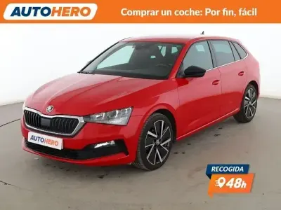 Usado Skoda Scala Ambition 150 CV (110 kW) 2021 Rojo Utilitario