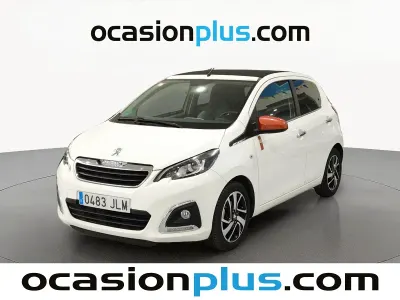 Usado Peugeot 108 Roland Garros 82 CV (60 kW) 2016 Blanco Utilitario