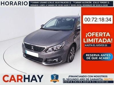 Usado Peugeot 308 SW Style 131 CV (96 kW) 2021 Gris / plata Familiar