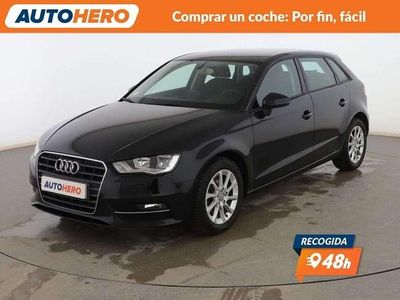 Usado Audi A3 Sportback Attraction 110 CV (80 kW) 2015 Negro Utilitario